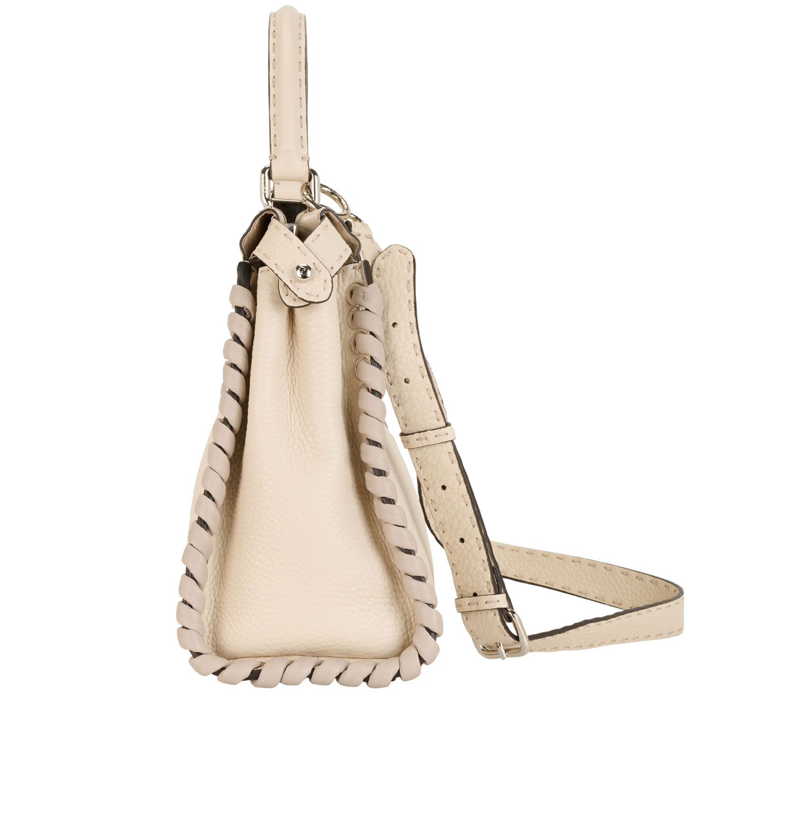 Medium Selleria Peekaboo, &pound;1,500, Handbags, Cream, Leather, Bottom view